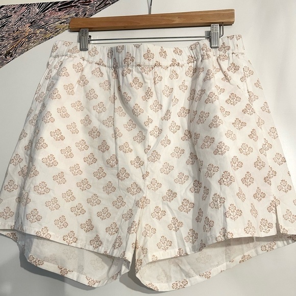 NWT LAUDE the Label Everyday Short - Ivory Block Print XXL - Picture 2 of 4